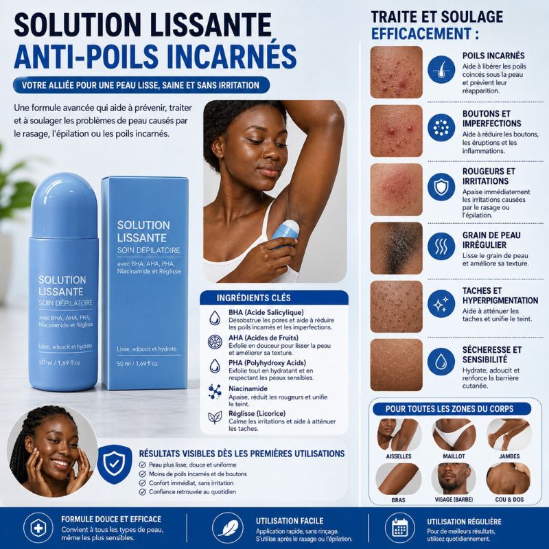 Sérum Hydratant anti Boutons & poils incarnés