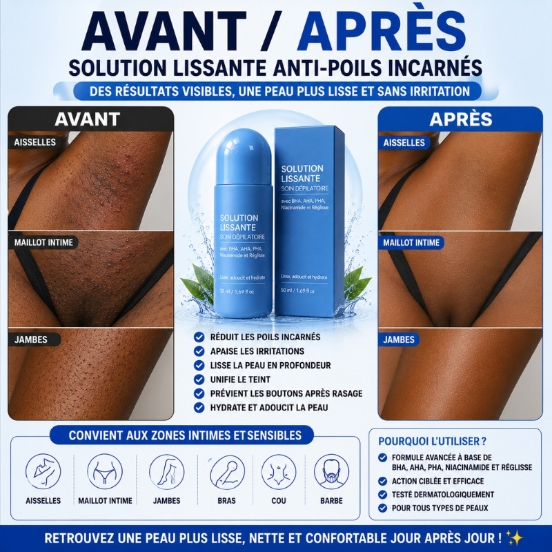 Sérum Hydratant anti Boutons & poils incarnés
