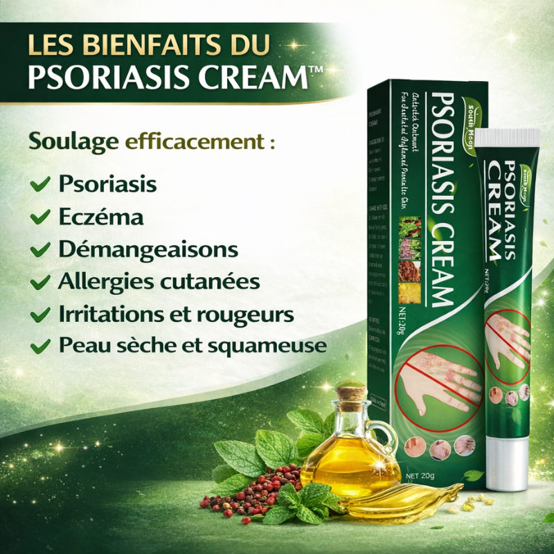 Traitement qui élimine définitivement l'eczéma, le psoriasis et les démangeaisons